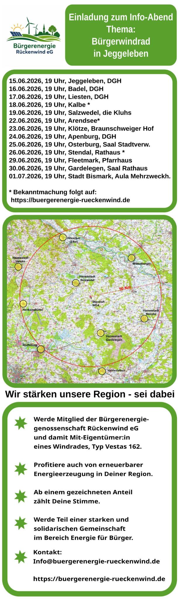 Infoveranstaltung Bürgerenergie Rückenwind